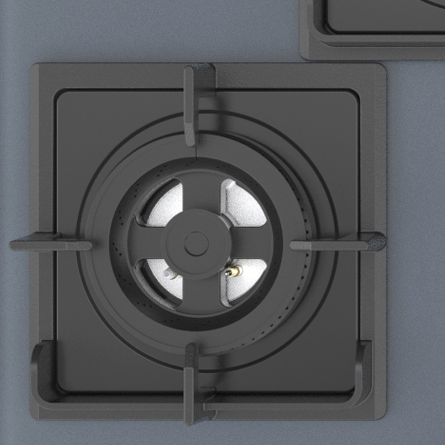 NYG 784G Built-in Hob, 4 Full Brass High Efficiency Burners