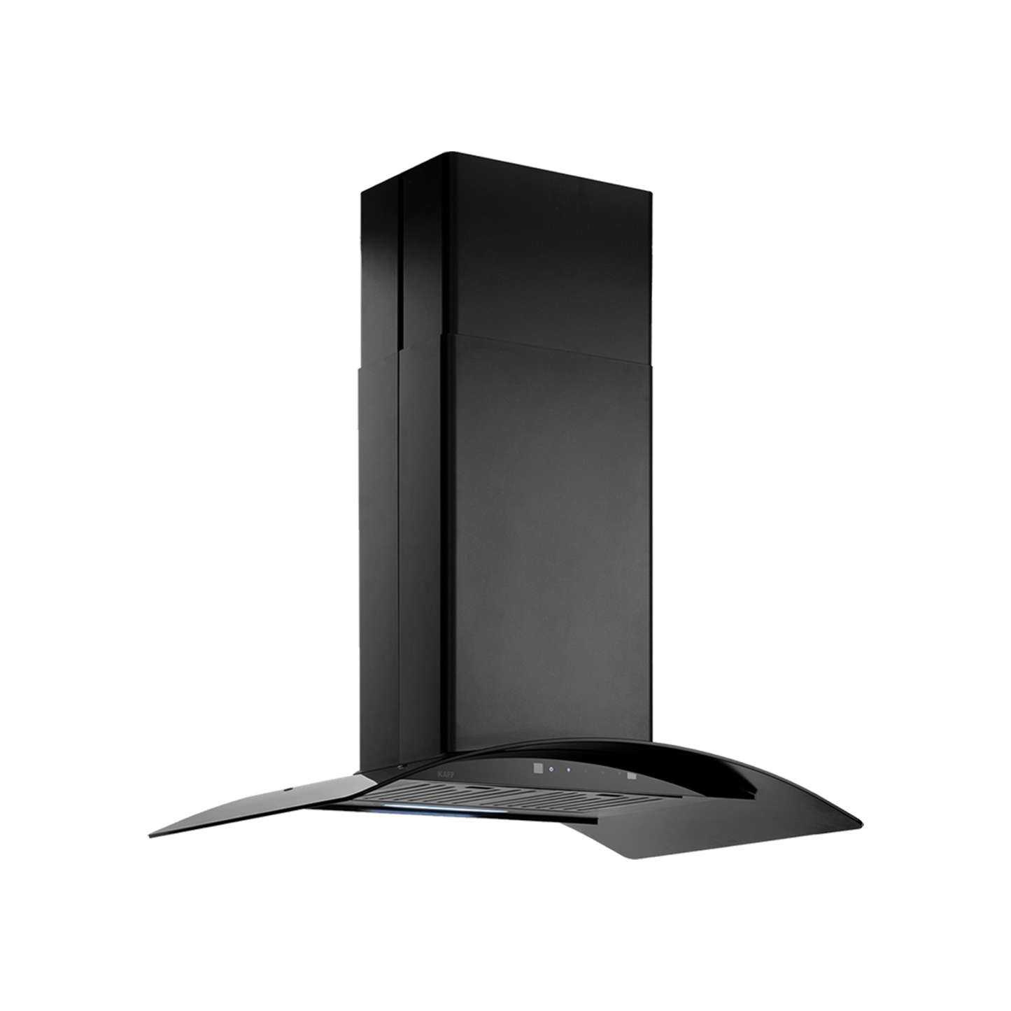 OPEC DHC 90 BLK (IS) - Island Chimney with Heavy Duty Baffle Filter