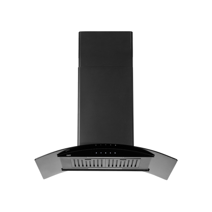 OPEC DHC 90 BLK (IS) - Island Chimney with Heavy Duty Baffle Filter