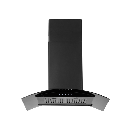 OPEC DHC 90 BLK (IS) - Island Chimney with Heavy Duty Baffle Filter
