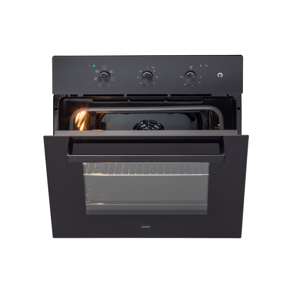 OV 80 ML7- Extra Large Cavity 80 L Built in Oven, Rotary Control Dials, Full Black Finish CS