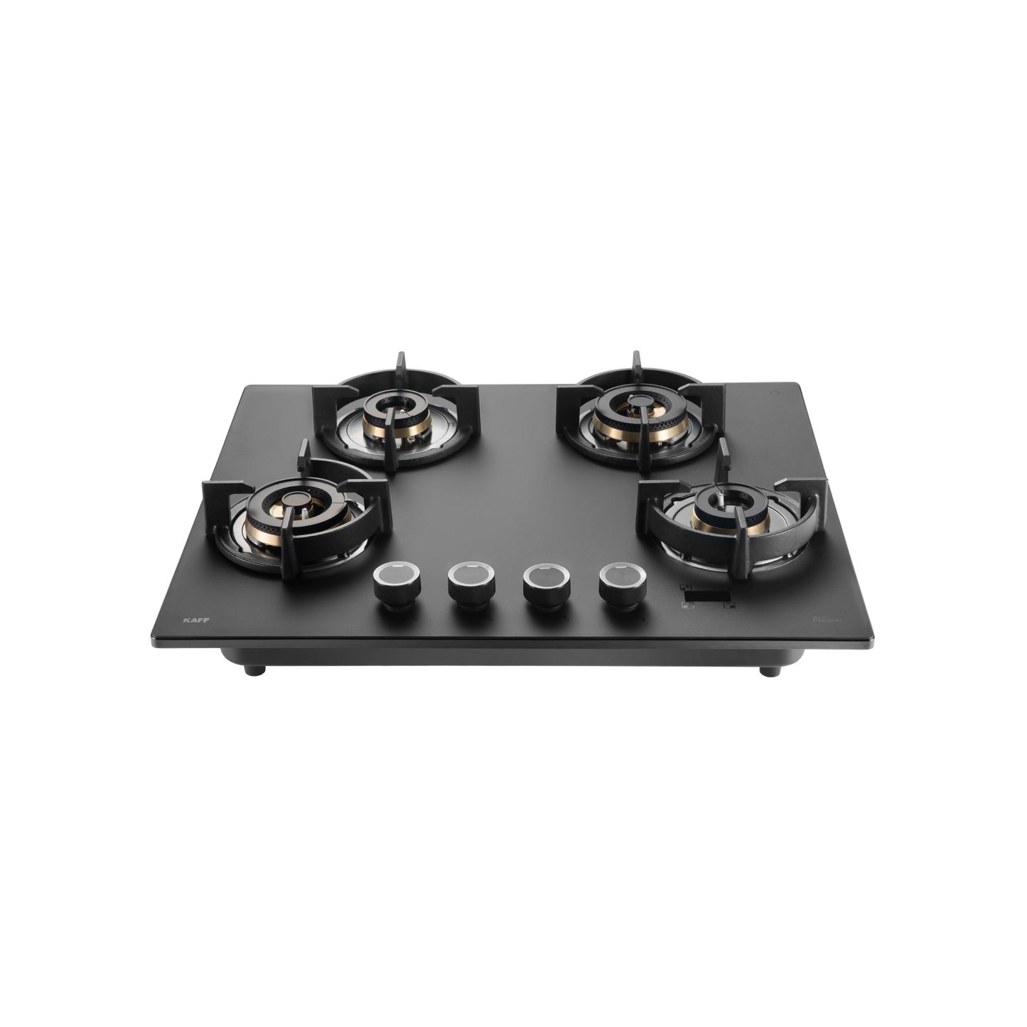 PRS 654- 4 Burners Built-in Hob, Digital Timer, 8mm Thick Premium Frosted Black Glass