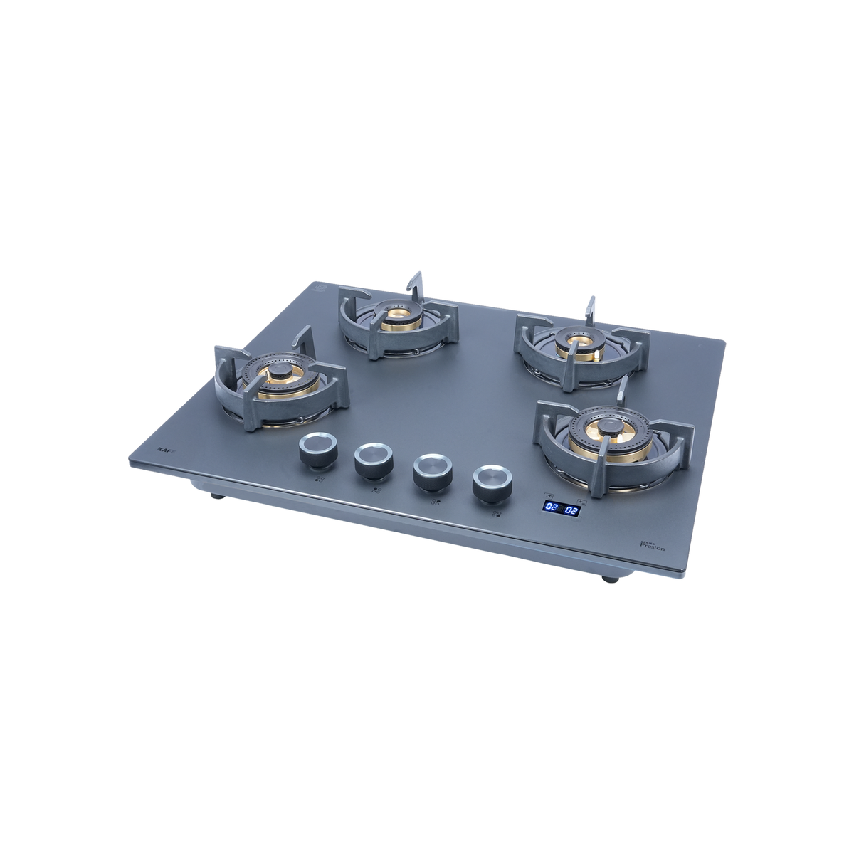 4 Burner Built-in Hob with Direct Flame Burners & Digital Timer, 65 cm (PRS 654DF)