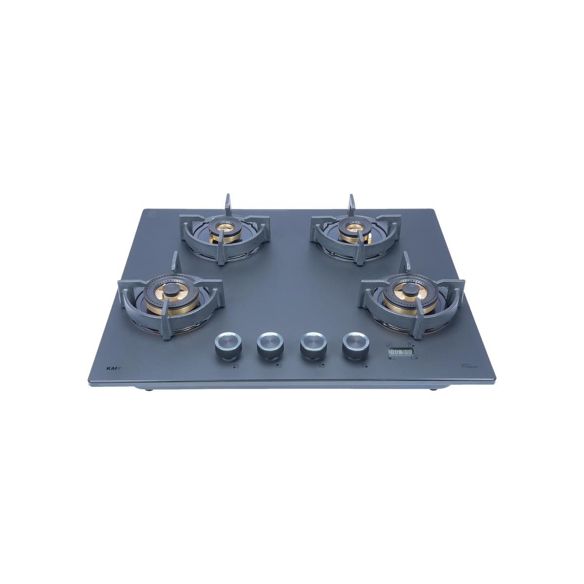 4 Burner Built-in Hob with Direct Flame Burners & Digital Timer, 65 cm (PRS 654DF)