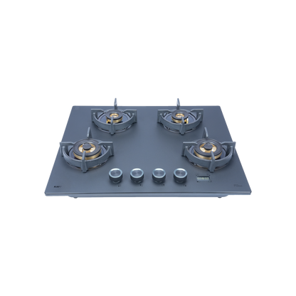 4 Burner Built-in Hob with Direct Flame Burners & Digital Timer, 65 cm (PRS 654DF)