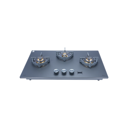 3 Burner Built-in Hob with Direct Flame Burners & Digital Timer, 78 cm (PRS 783DF)