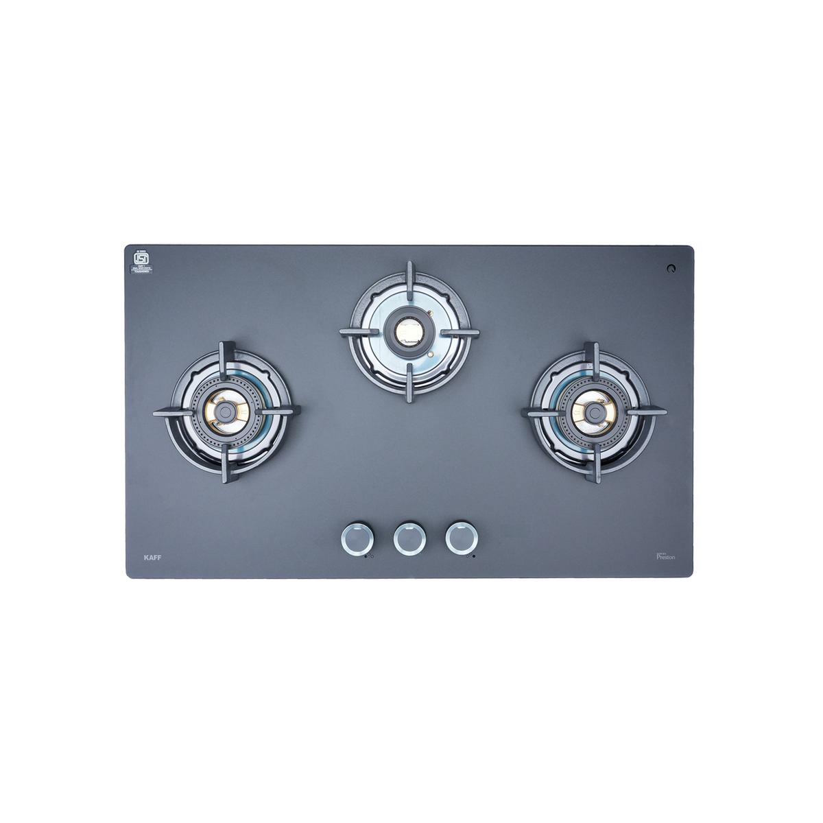 3 Burner Built-in Hob with Direct Flame Burners & Digital Timer, 78 cm (PRS 783DF)