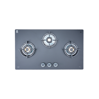 3 Burner Built-in Hob with Direct Flame Burners & Digital Timer, 78 cm (PRS 783DF)