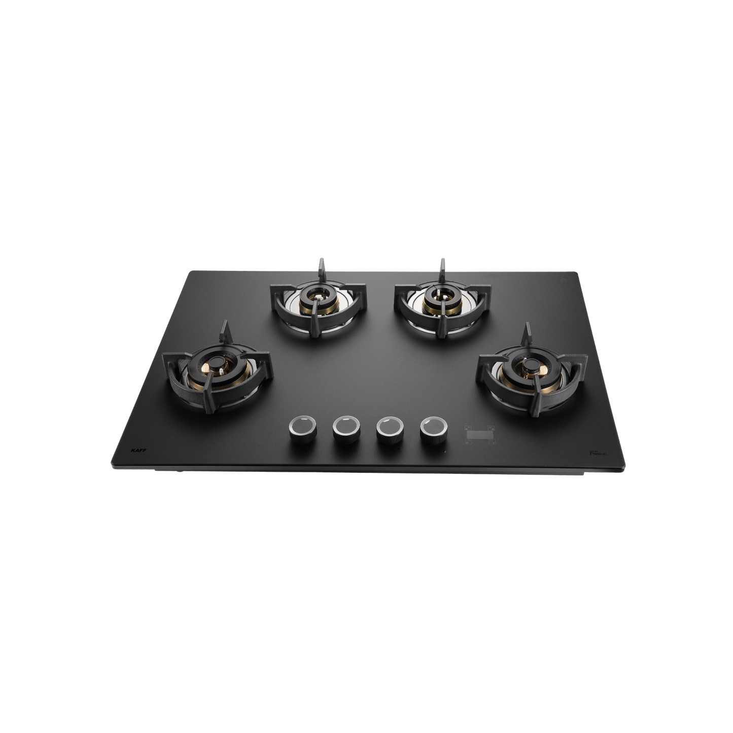 PRS 804- 4 Burners Built-in Hob, Digital Timer, 8mm Thick Premium Frosted Black Glass