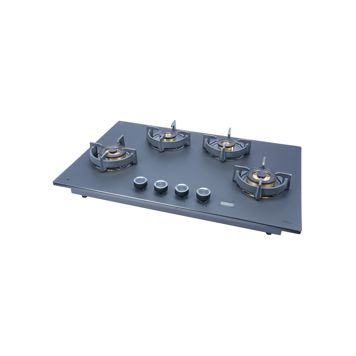 4 Burner Built-in Hob with Direct Flame Burners & Digital Timer, 80 cm (PRS 804DF)