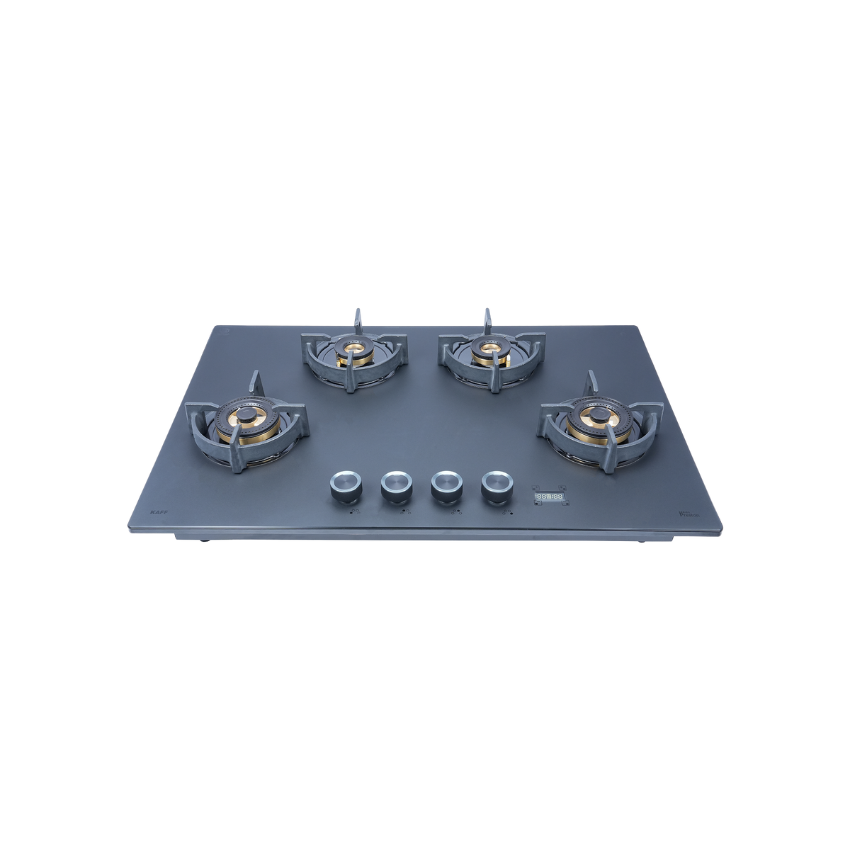 4 Burner Built-in Hob with Direct Flame Burners & Digital Timer, 80 cm (PRS 804DF)