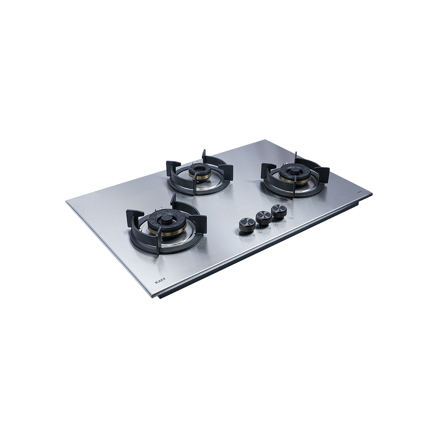 ROBUSTA 783 - 3 Burner Built-in Hob, Premium Brushed Stainless Steel, Flame Failure Device
