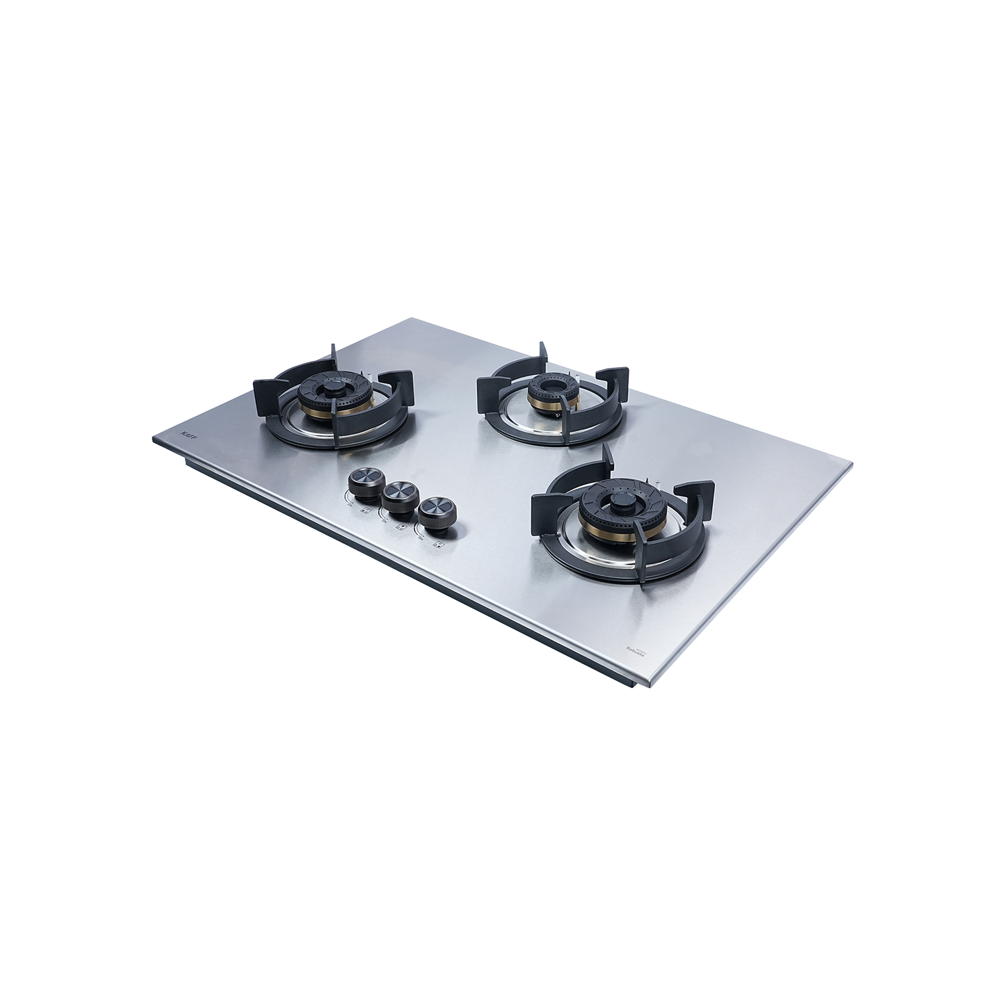 ROBUSTA 783 - 3 Burner Built-in Hob, Premium Brushed Stainless Steel, Flame Failure Device