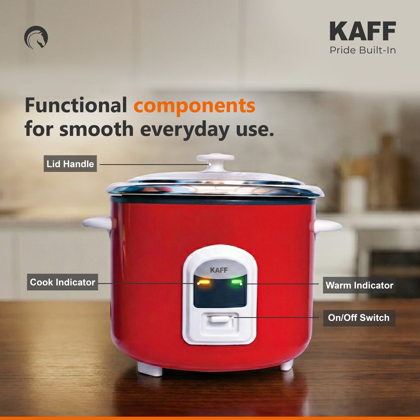 SARC10-R Rice Cooker 1 Ltr