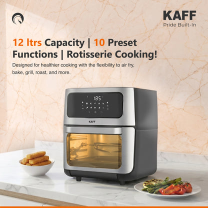 KFR 12- Electric Air fryer with Premium Brush Stainless Steel Finish