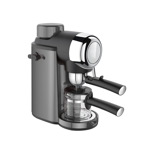 VIENNA BLACK Coffee Machine, Suitable for Ground Coffee, 800 Watts, 3.5 Bar Pressure Pump