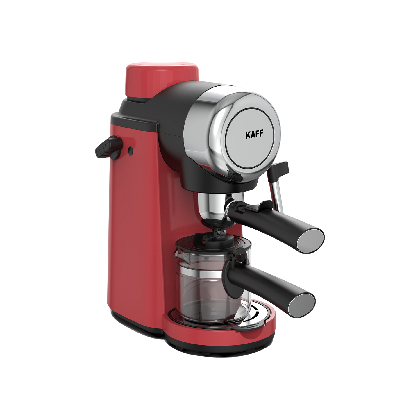 VIENNA RED Coffee Machine, Suitable for Ground Coffee, 3.5 Bar Pressure Pump Steam Conveniently