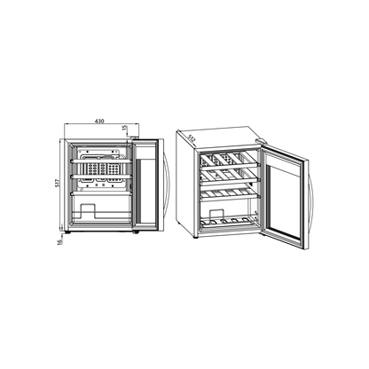 WC 48 TH BW (Free Standing)