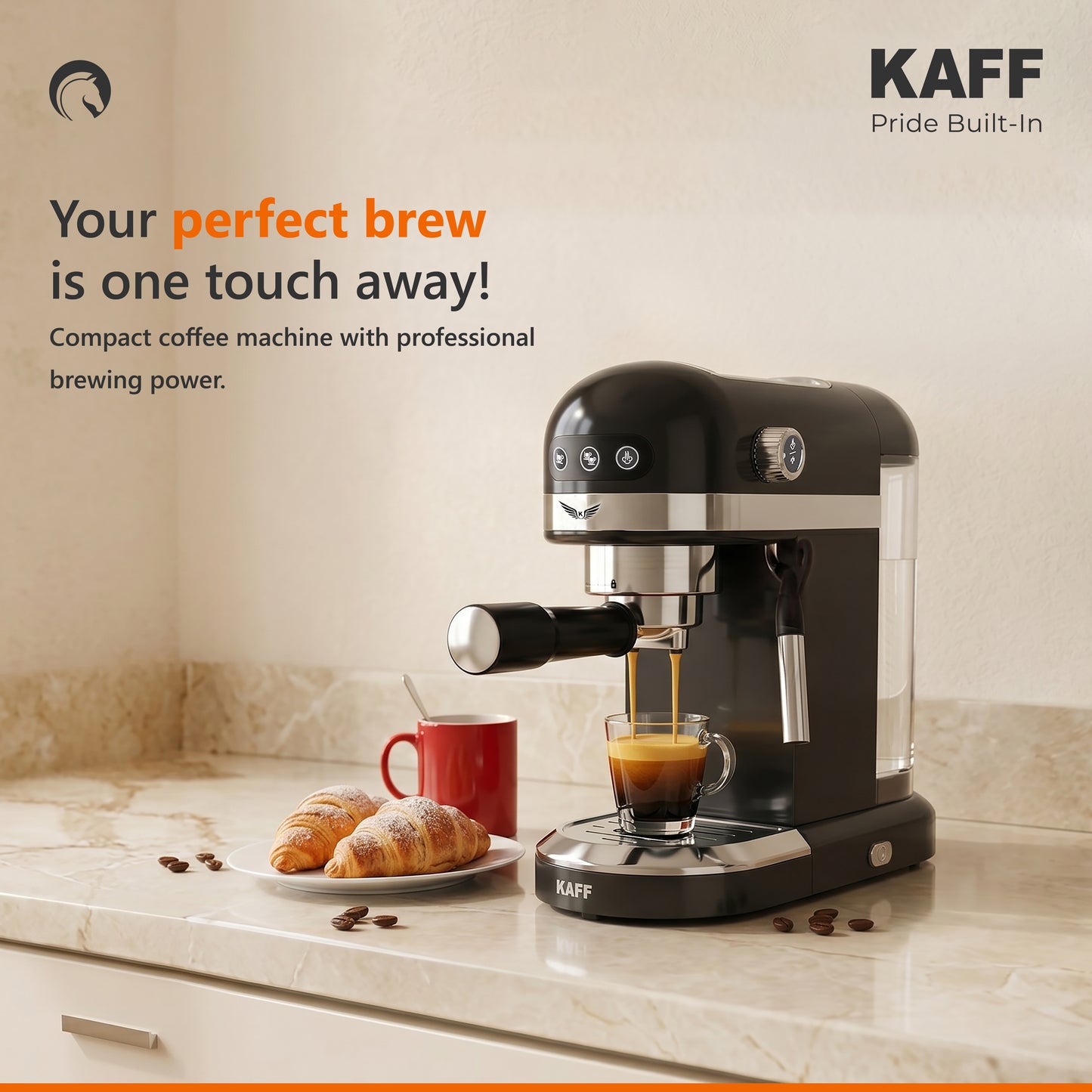 FONTANA BLACK Coffee Machine (Free Standing)
