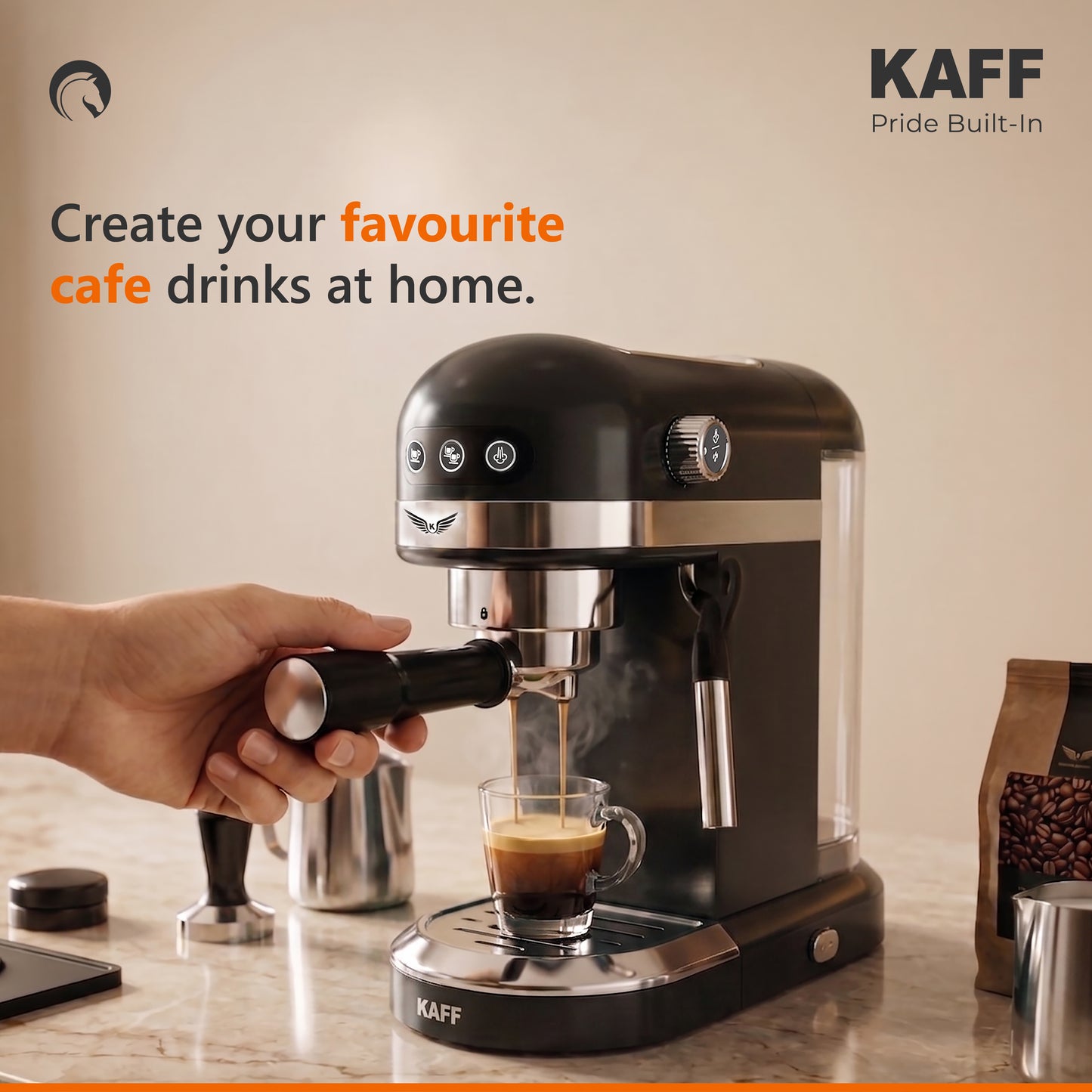 FONTANA BLACK Coffee Machine (Free Standing)